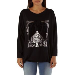 Met Black Viscose Women's Sweatshirt